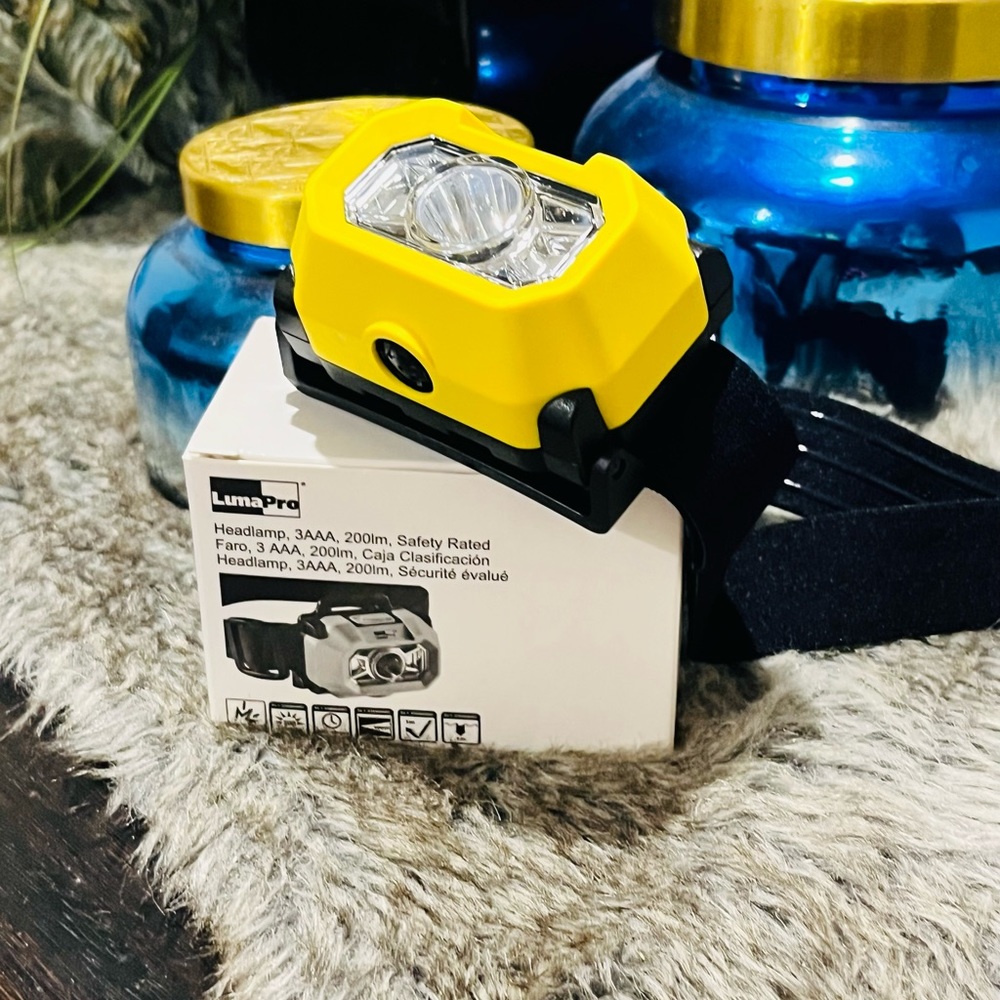 NWT Lumapro 49Xx78 Headlamp,General
Purpose,200 Lm